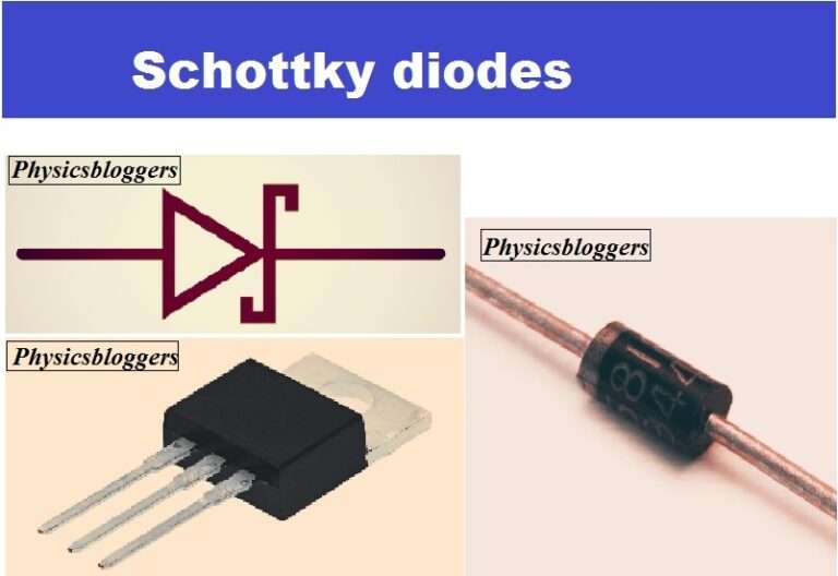 Schottky diode || Uses of Schottky diodes Physics Bloggers