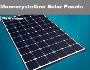 Monocrystalline solar panels