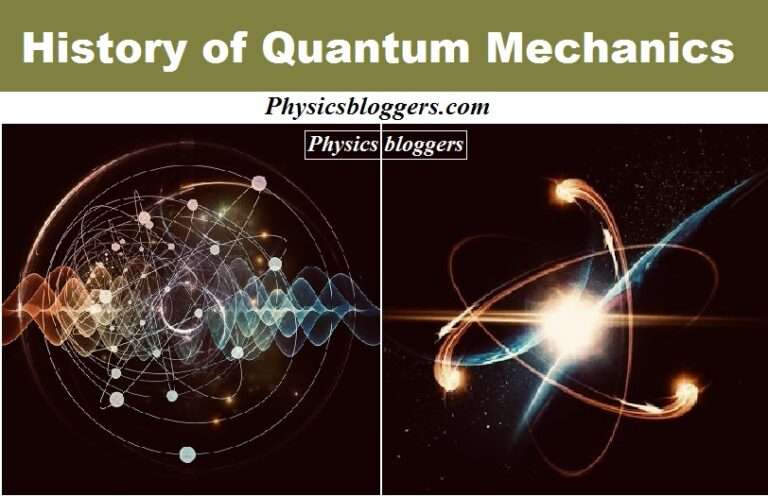 History Of Quantum Mechanics - Physics Bloggers